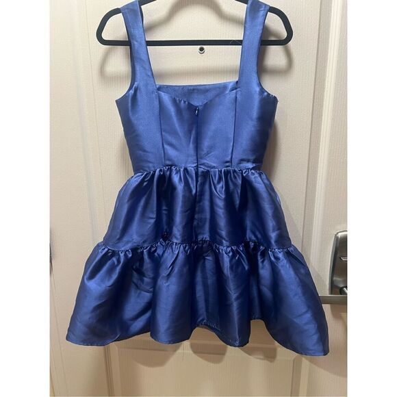 Elliatt Oleander Fit And Flare Dress In cobalt Blue Wedding Guest size S NWT - Picture 5 of 8